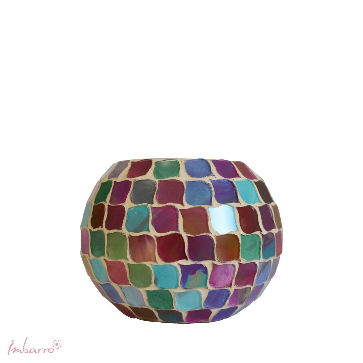 Imbarro Waxinlicht Sita Rond Model - 11x8.5cm