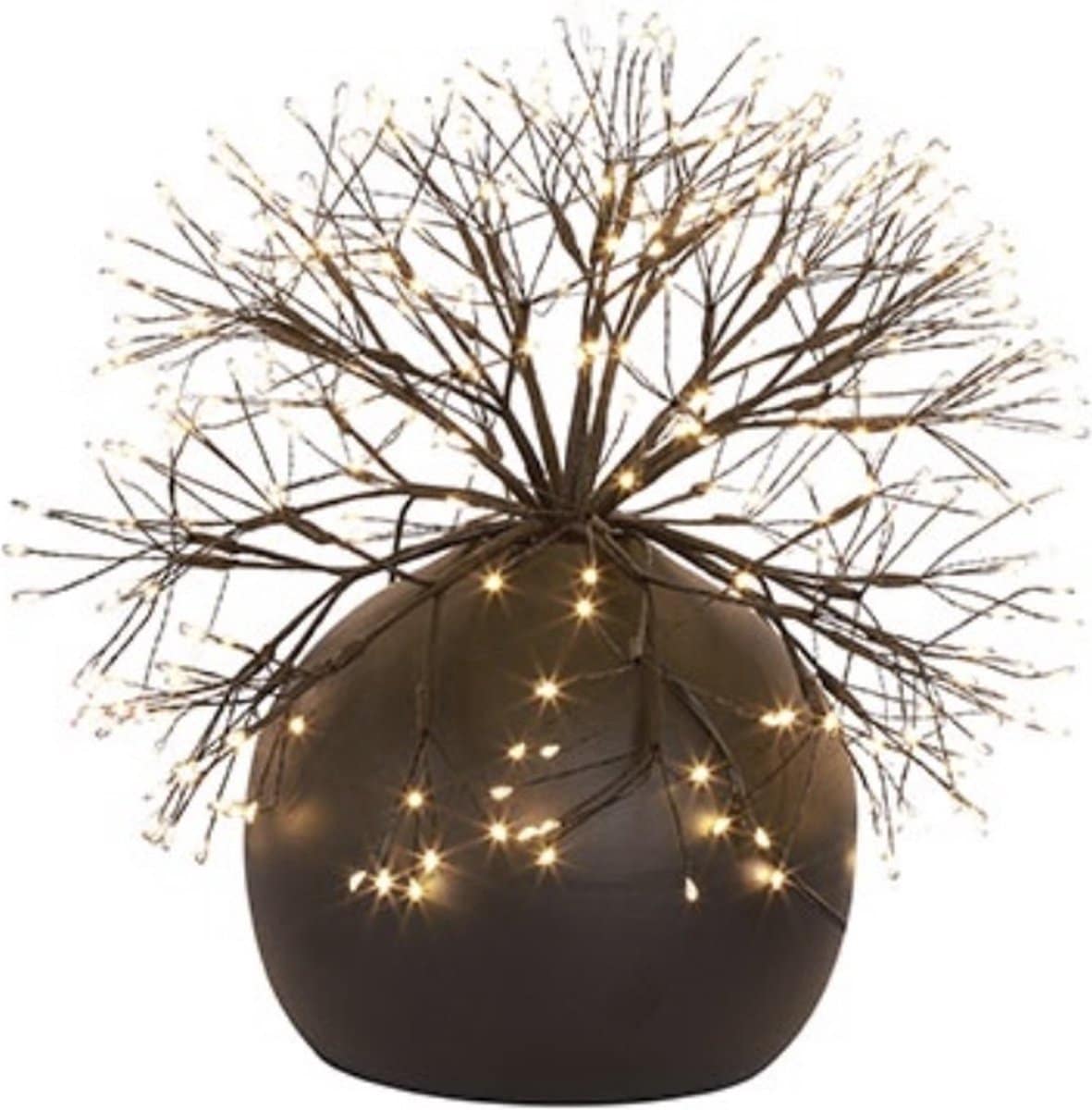 Countryfield - Lichtbol - Jupiter - 200 Led - Zwart - 43cm - Afbeelding 3