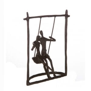 Gilde handwerk - Sculptuur - Beeld - Staal - Samen Schommelen - Love swing