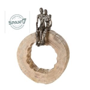 Gilde handwerk - Sculptuur - Beeld - Hout - Aluminium - Together on top