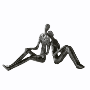 Gilde Handwerk - Beeld/Sculptuur - Steady Couple - Zilver/metaal