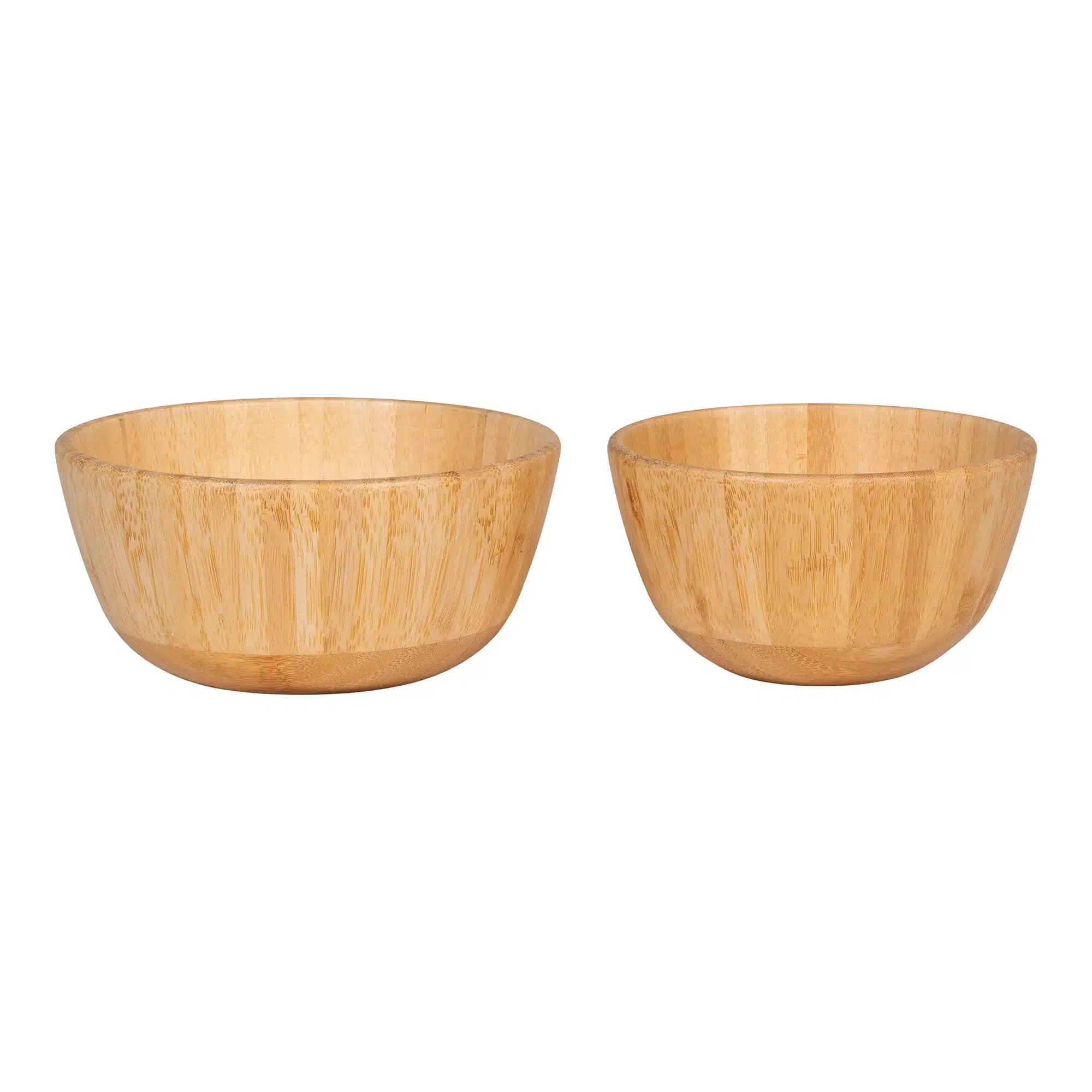 House Nordic - Bamboo Bowls - Set//2 - Bamboe schaaltjes - 15x7.5 en 13x7.5cm