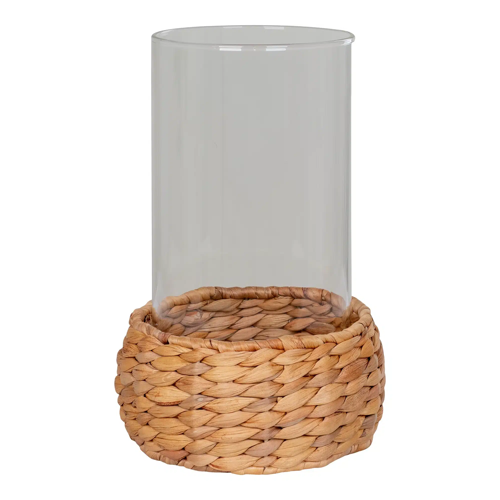 House Nordic - Windlicht - Lantaarn - Water Hyacinth - 19.5x26cm