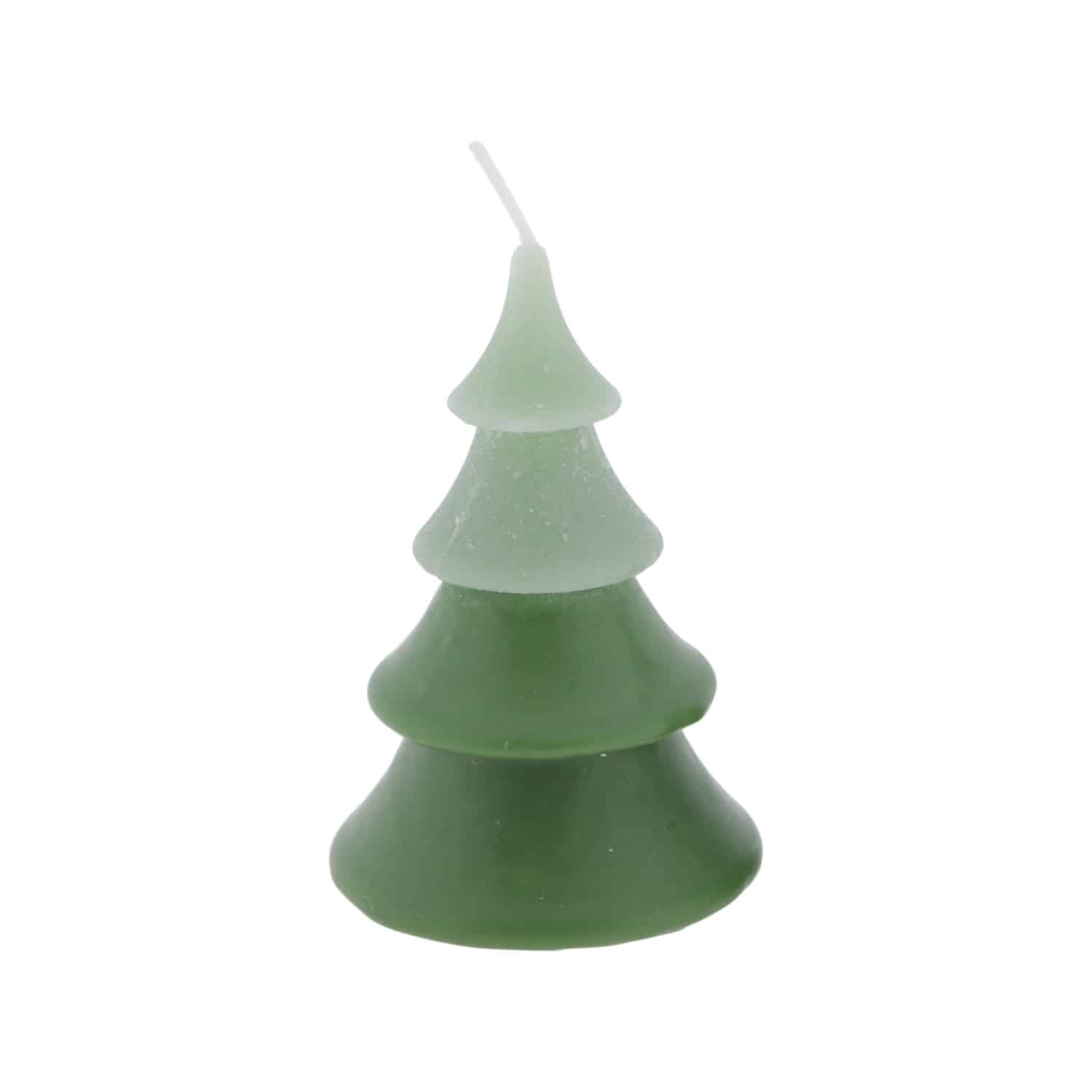 Home Society - Kerstboom kaarsjes - Duo Layer - Groen - Lichtgroen - L - Doos 12 stuks