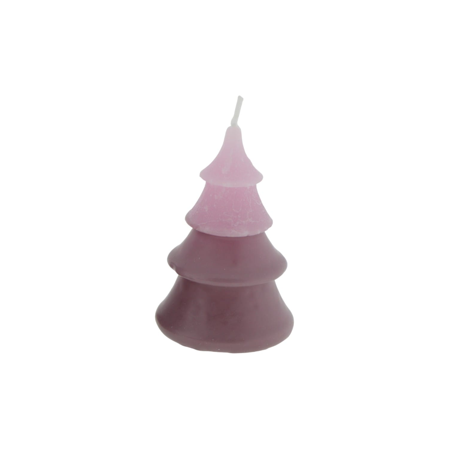 Home Society - Kerstboom kaarsjes - Duo Layer - Roze - Paars - S - Doosje 6 stuks