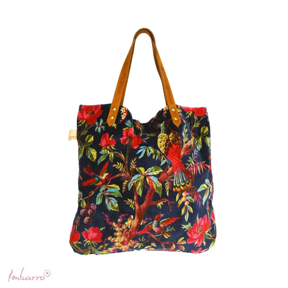 Imbarro - Shopper - Paradise - Dark Blue - Velours
