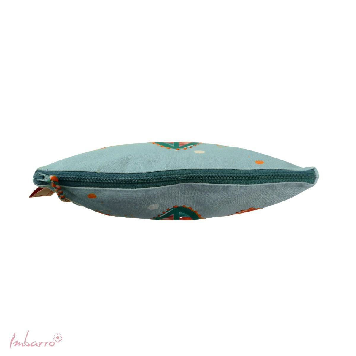 Imbarro - Pouch - Toilettas - Clutch - Makeup Tasje - Surfing - Katoen - 20x24cm - Afbeelding 2