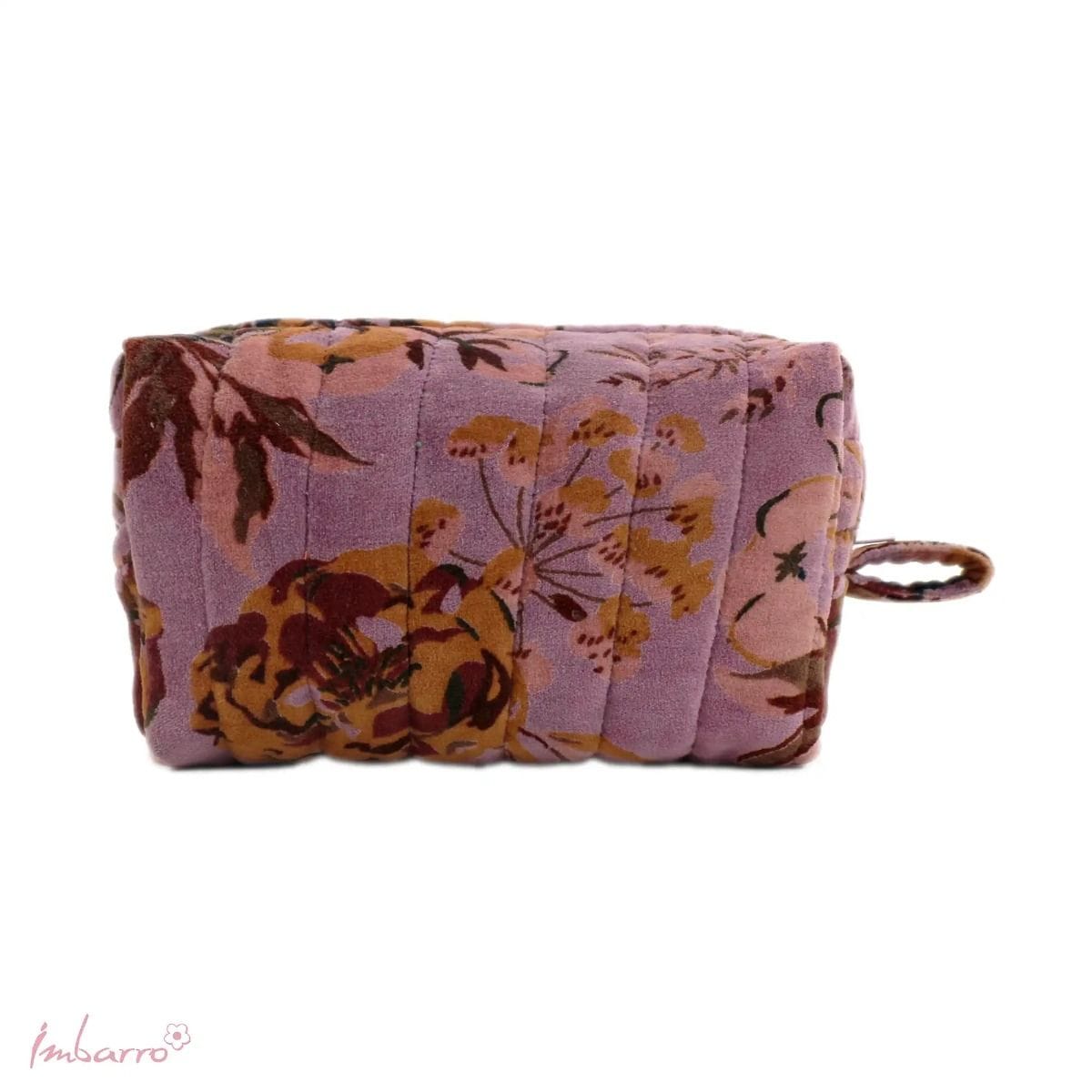 Imbarro - Pouch - Toilettas - Make-up tas - Evelyn - Purple - 100% Katoen