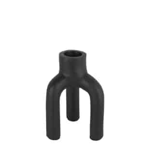 Countryfield - Kandelaar - Kaarsenhouder - Aynor - Zwart - S - 10.5cm