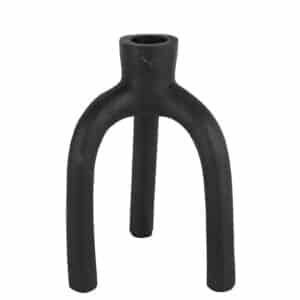 Countryfield - Kandelaar - Kaarsenhouder - Aynor - Zwart - M - 15.5cm