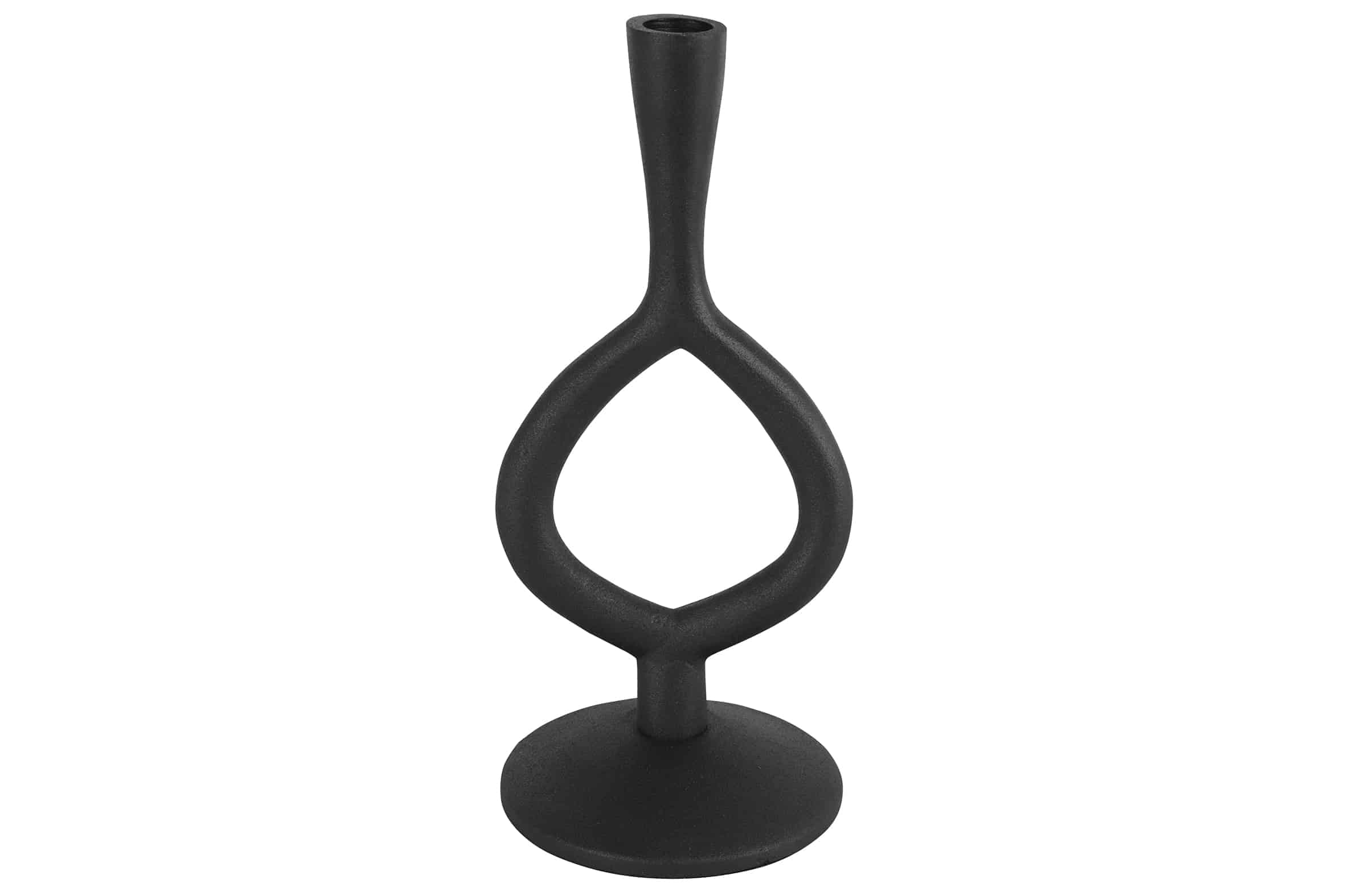 Countryfield - Kandelaar - Kaarsenhouder - Levie - Zwart - L - 27cm