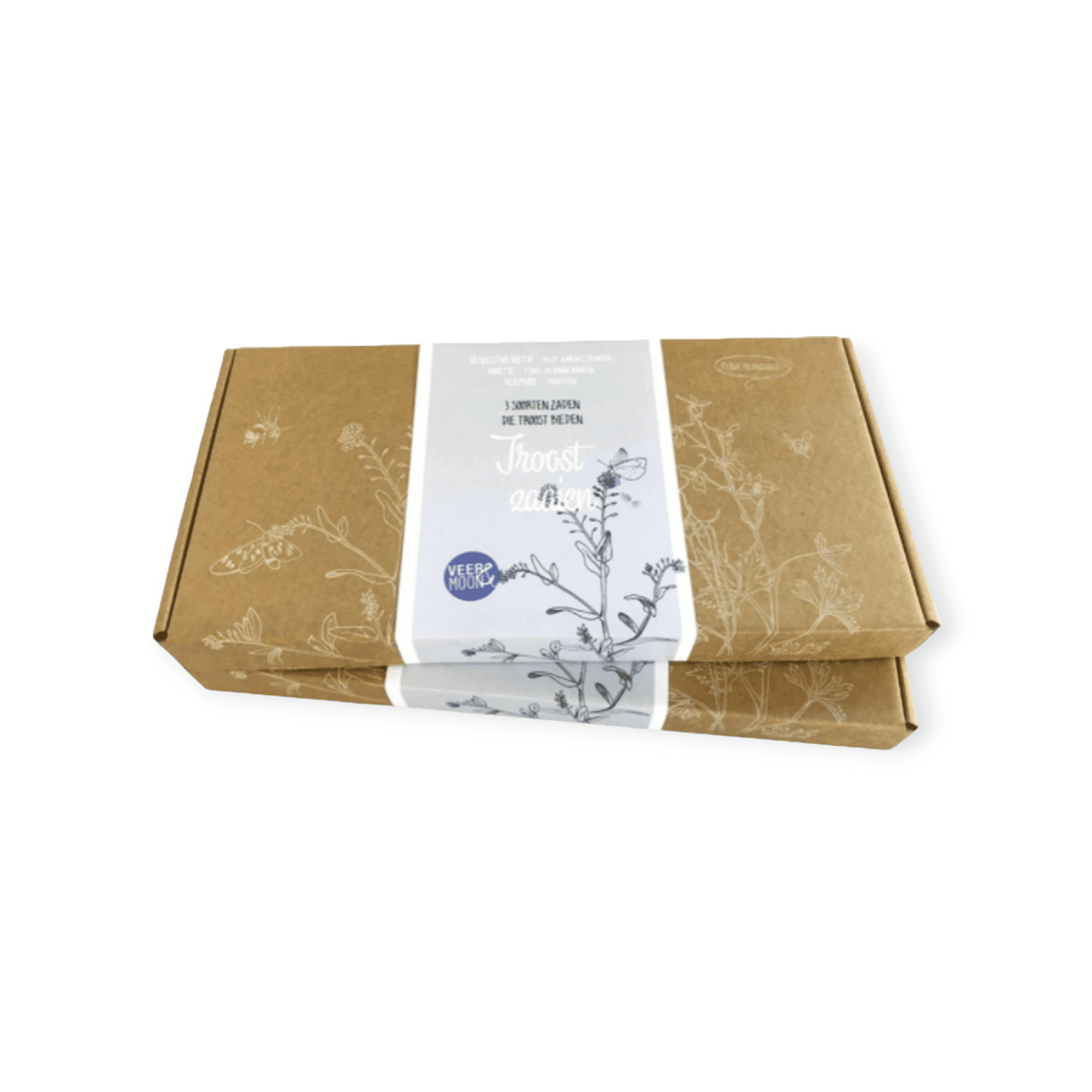 Cadeau pakket - Veer&Moon - Troost Zaaien - Bloemzaden