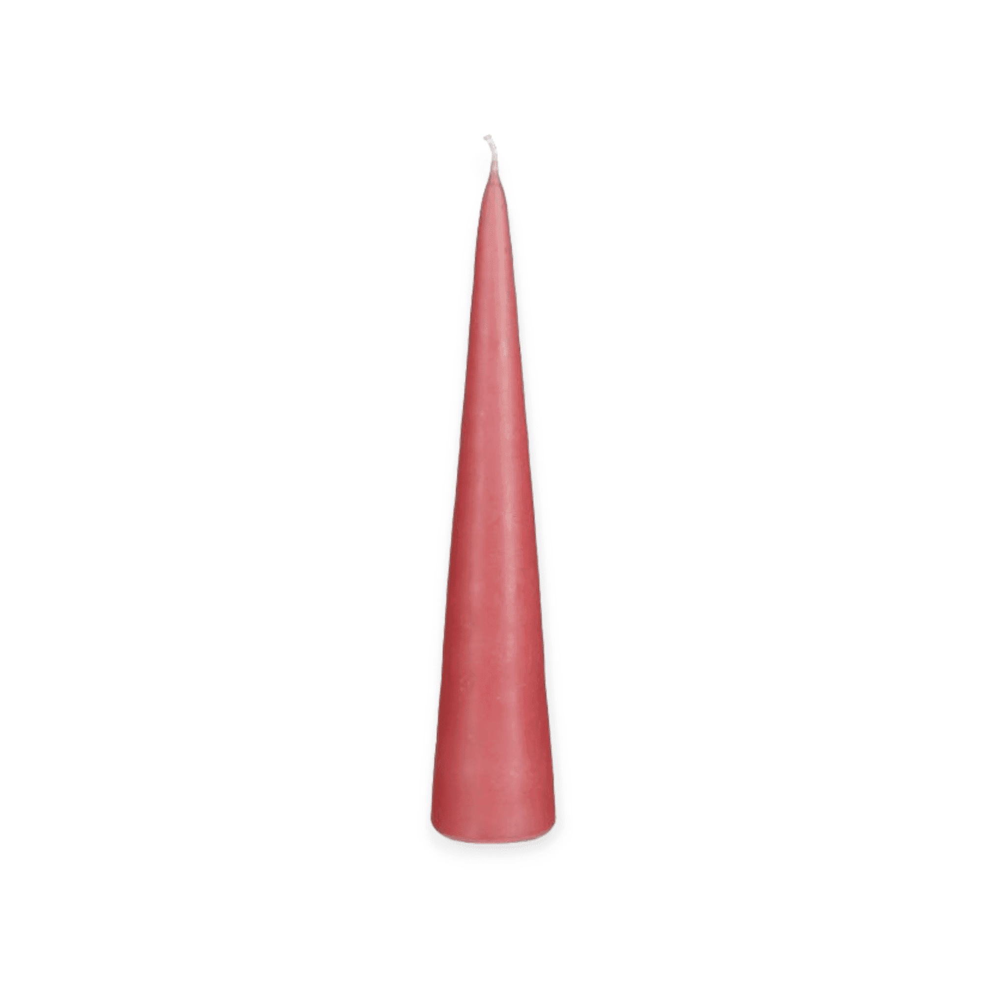 Mica - Kaars - Kegelkaars - Zalm Roze - 25x5x5cm - 23 branduren