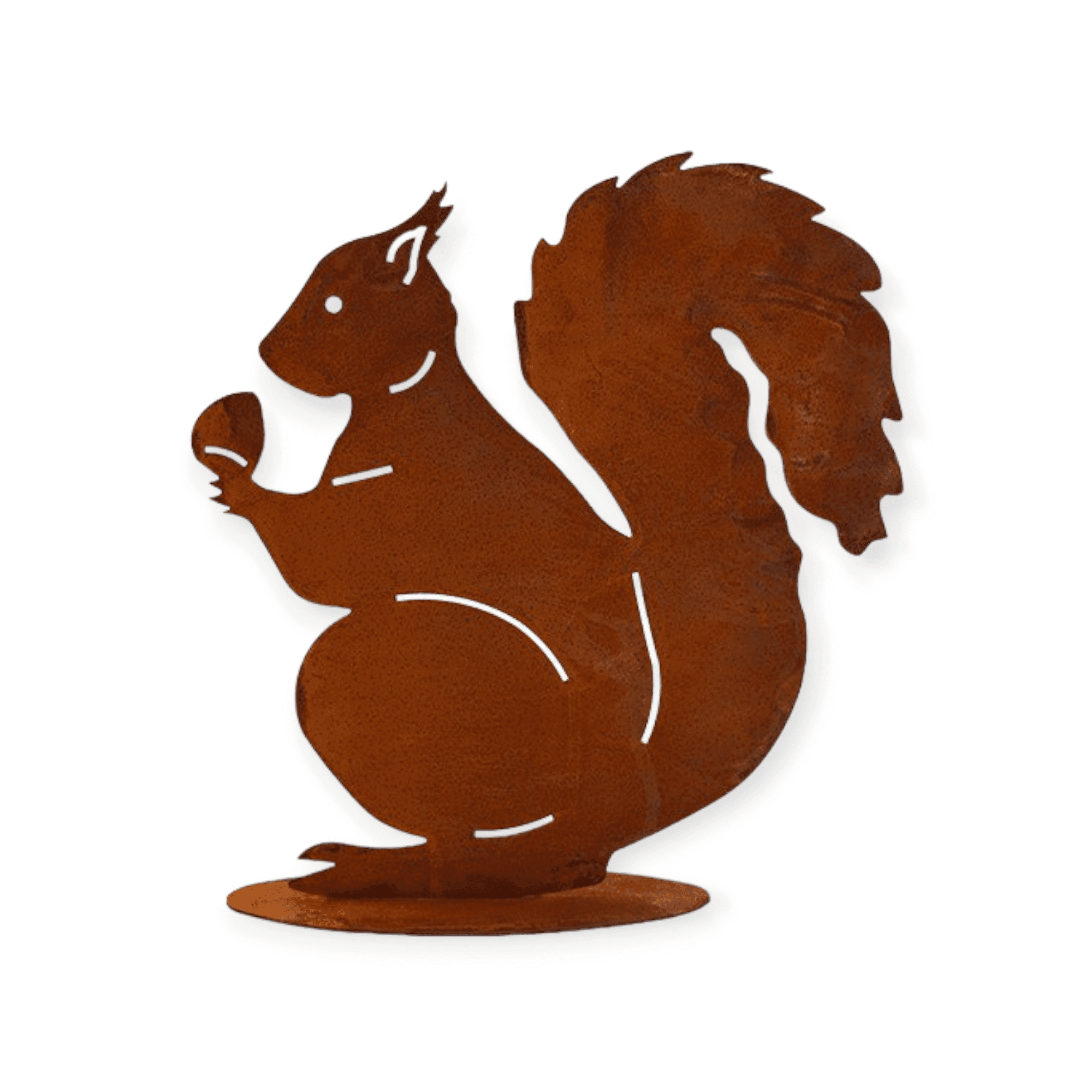 Rostikal - Decoratie - Tuin - Eekhoorn - Roest figuur - Metaal - 32 cm hoog