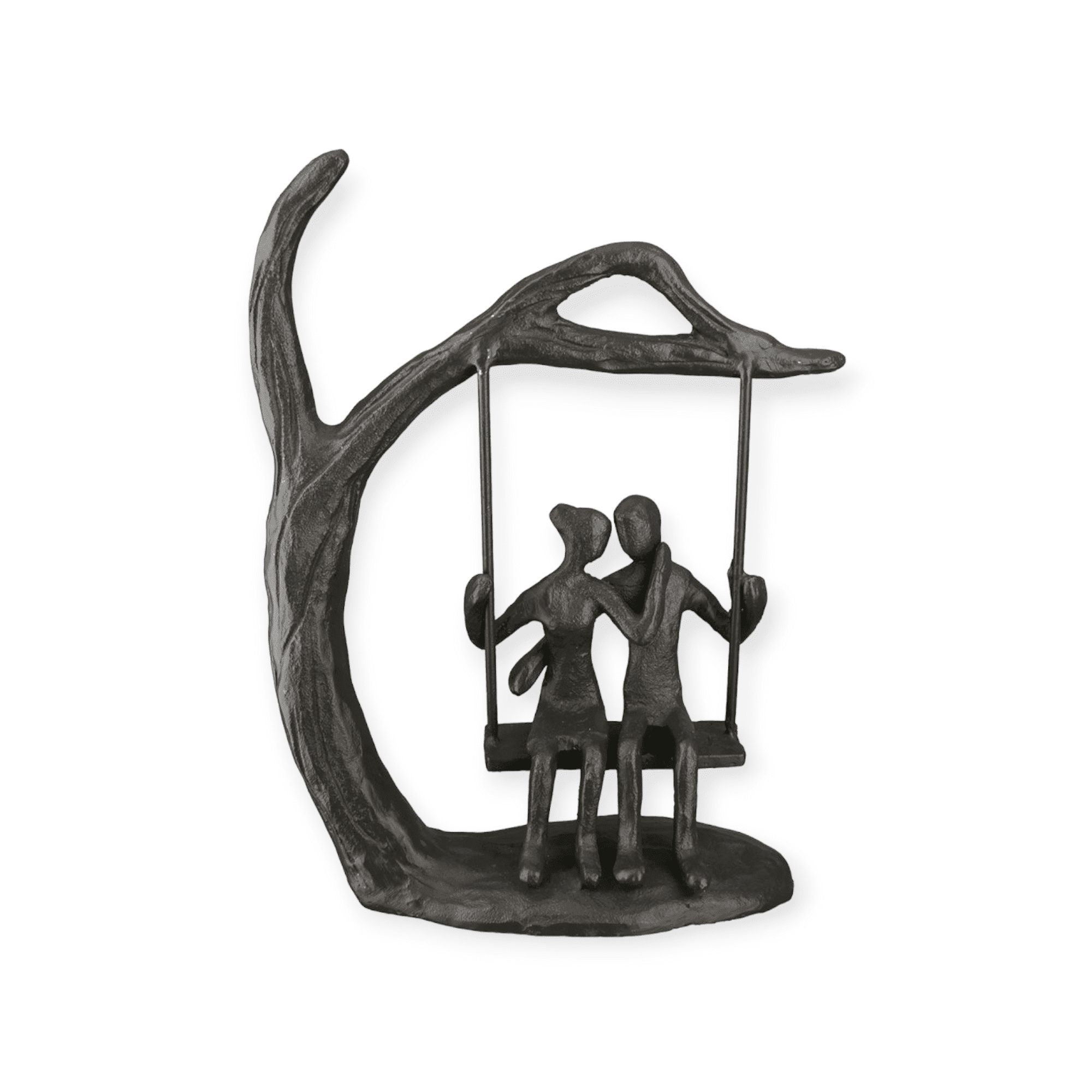 Gilde Handwerk - Beeld - Sculptuur - Ontdekken - Metaal - Liefde - 5.5x13x16.5cm cm