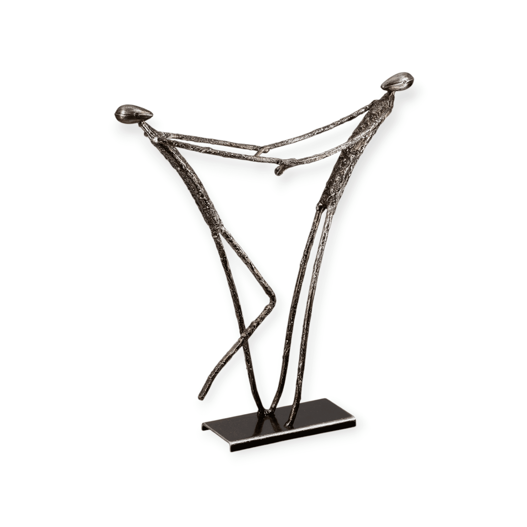 Gilde Handwerk - Beeld - Sculptuur - Positiviteit - Metaal - 6x27x29cm