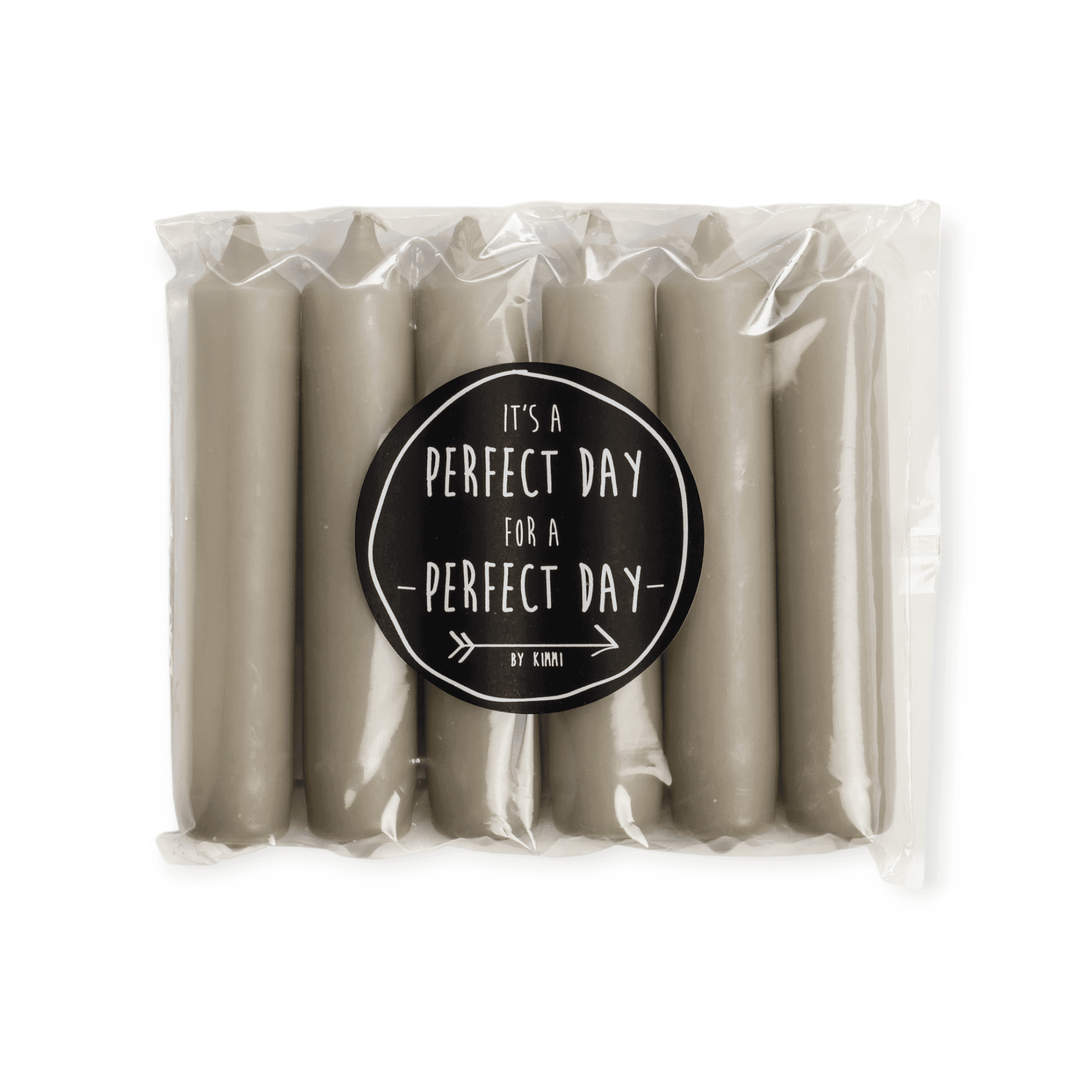 Rustik Lys - Dinerkaarsen - 6 stuks - Eucalyptus - 2.1x12 cm