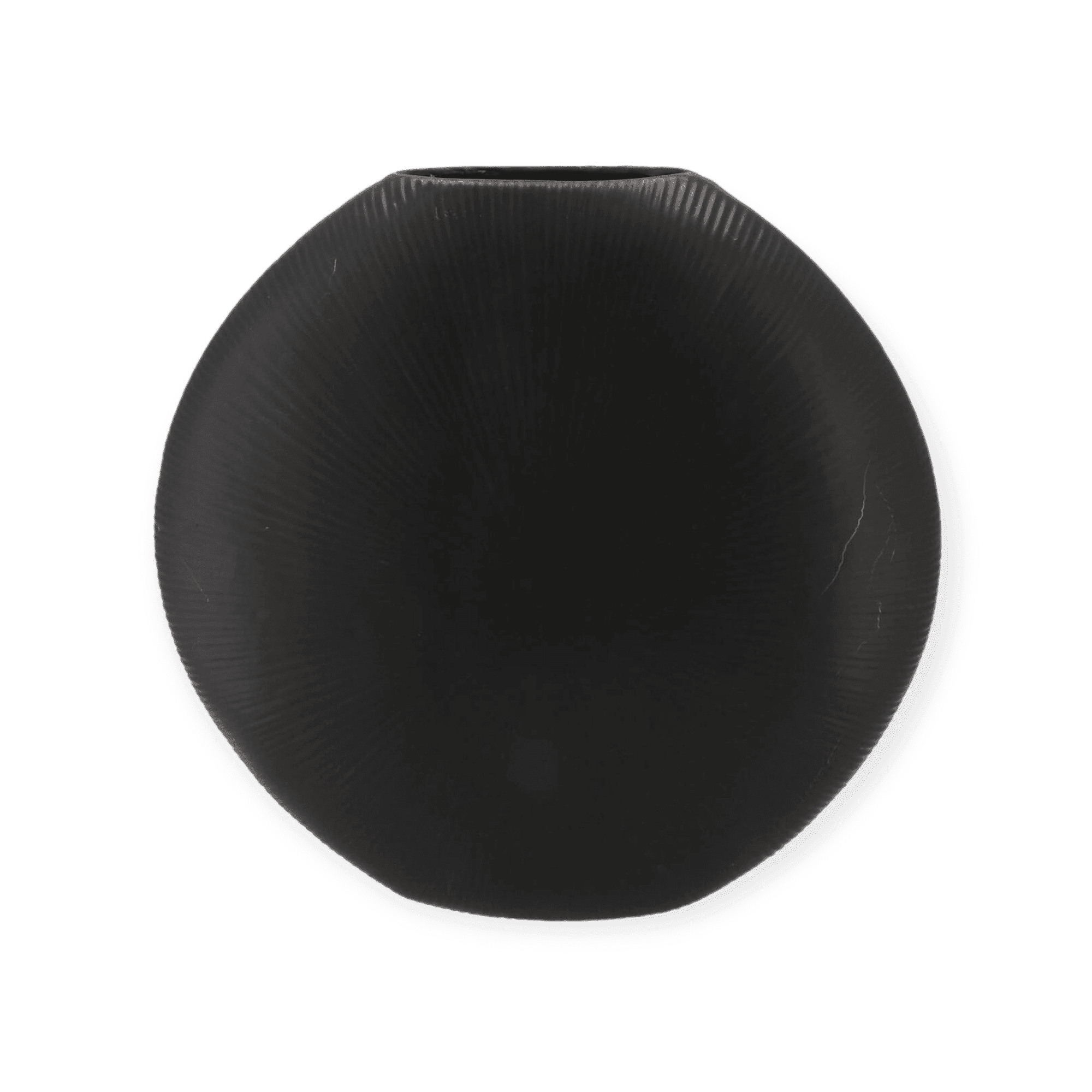 Daan Kromhout - Vaas - Jada - Zwart - Ovaal - 31x9cm - Keramiek
