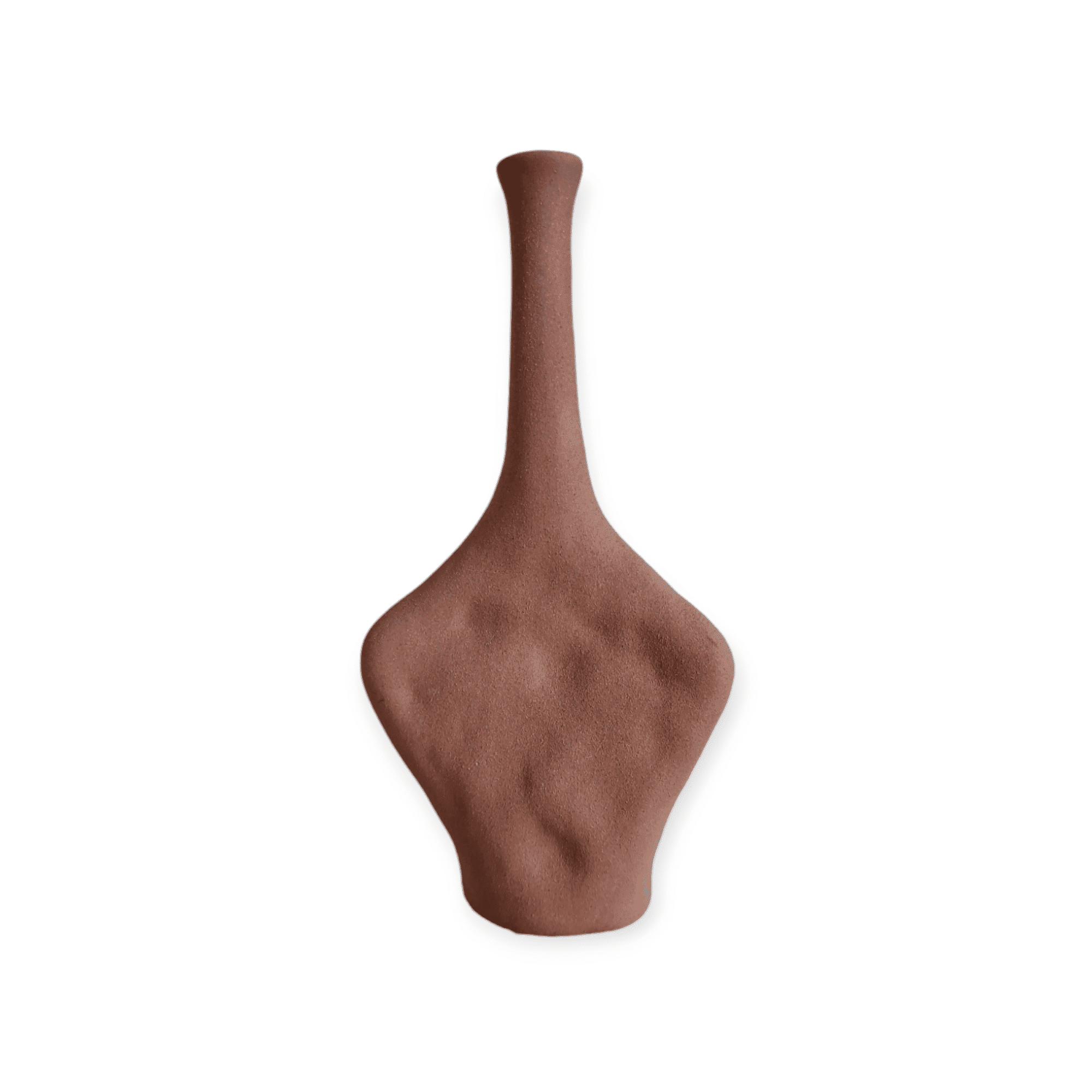 Daan Kromhout - Vaas - Indre Woods - Terra - Keramiek - 15x6x30cm Merk: DK design