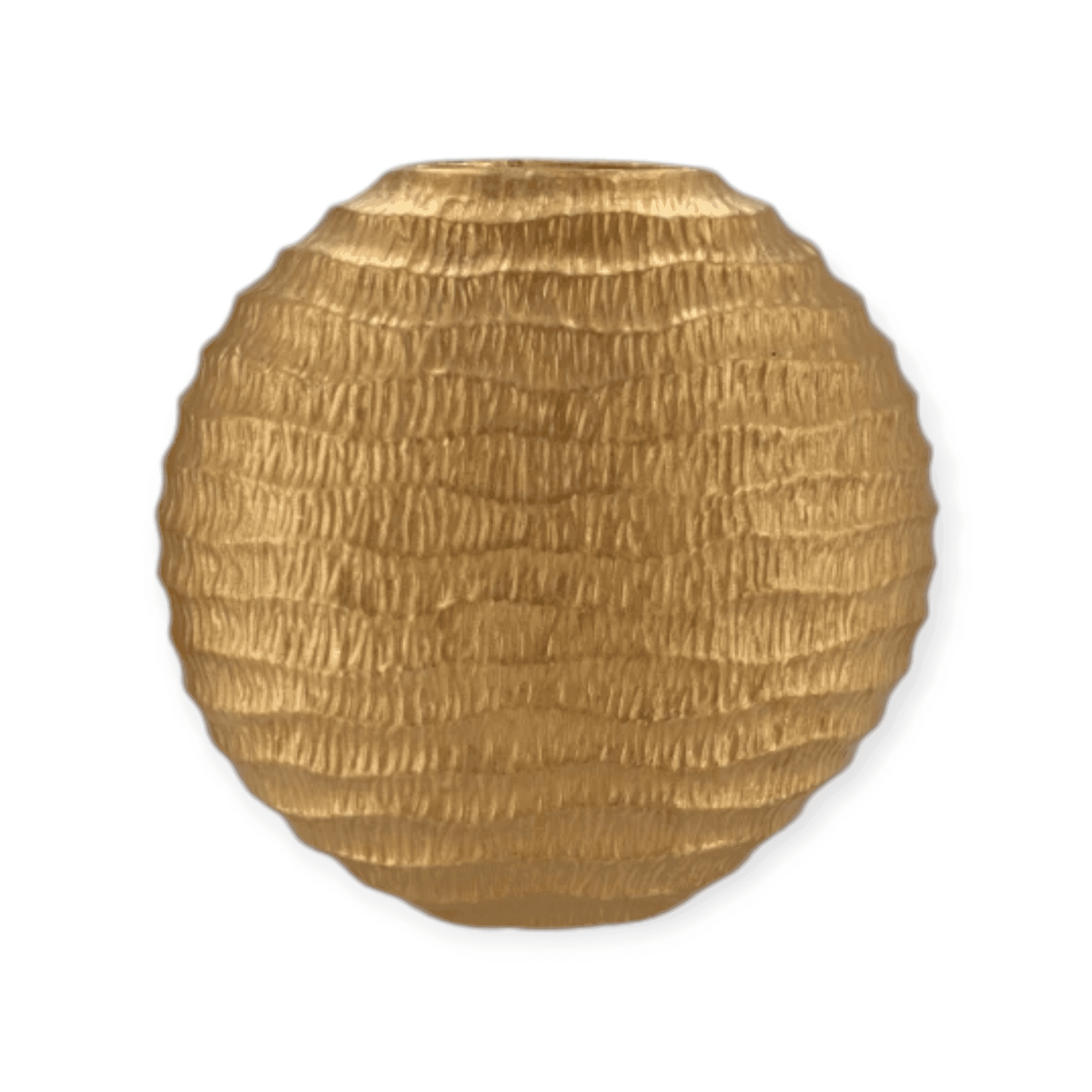 Daan Kromhout - Vaas - Inga - Jada - Goud - Wave - 23x10x22cm - Keramiek