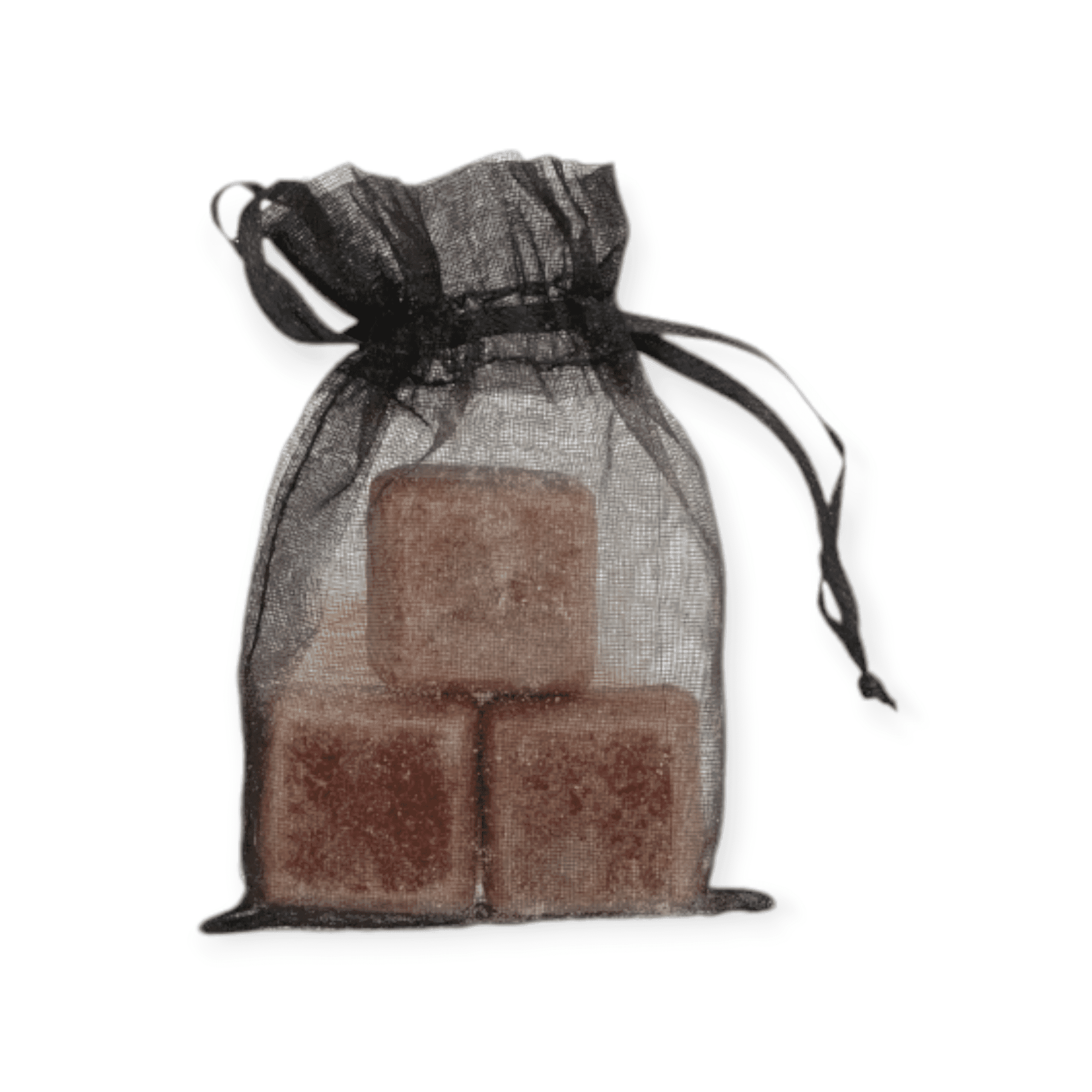 Amberblokjes - Organza zakje met 3 mini blokjes - Original Amber