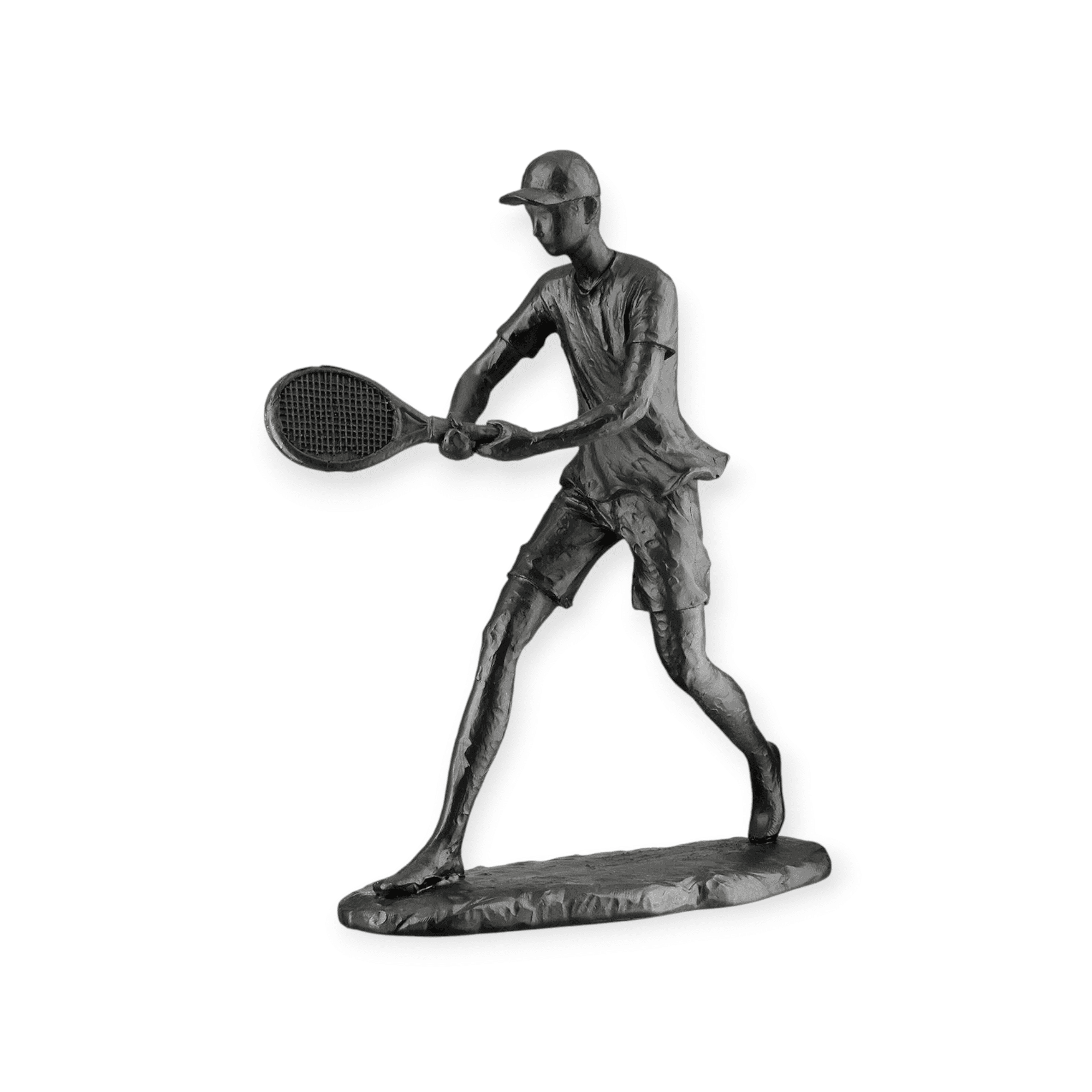 Gilde Handwerk - Beeld - Sculptuur - Tennis - Man - Polyresin - 6x14x20cm