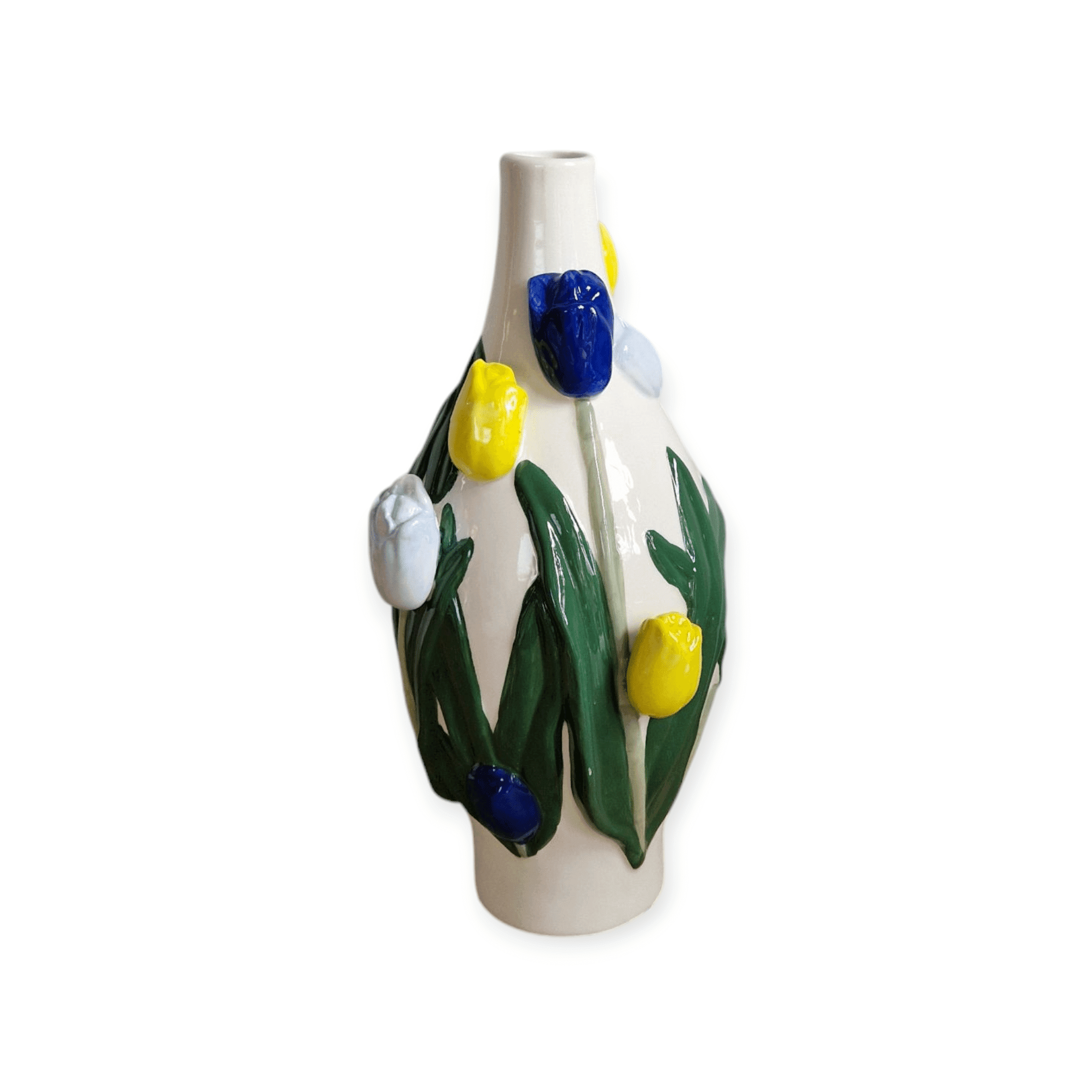 Daan Kromhout - Vaas - Bloemenvaas - Tulpen - Dutch - 15x30 - Keramiek