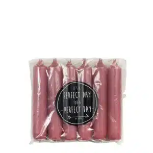 Rustik Lys - Dinerkaarsen - 6 Stuks - Lemonade - 2.1x12 cm