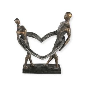 Gilde Design - Sculptuur - Beeld - Connected - Polyresin - 31 cm hoog