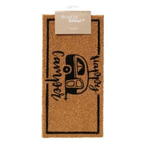Boltze - Deurmat - Happy Camper - Kokosvezel - Caravan - Camper - Schoonloopmat - 25x50cm
