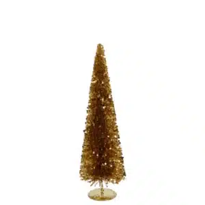 Daan Kromhout – Kerstboom – Decoratieve Kerstboom – Goud – Met Pailletten – 15x40cm