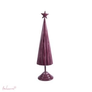 Imbarro – Decoratieve Kerstboom – Boom – Kerstboom – Paars – Metaal – Cady – 11×47.50