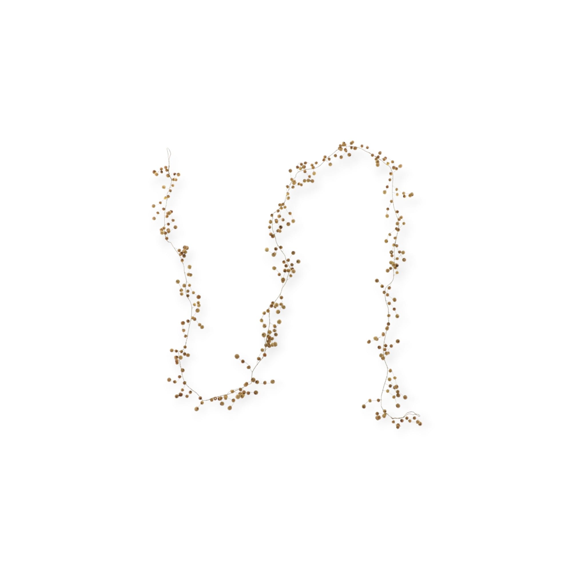 Home Society – Slinger – Decoratieslinger – Kerst – Licht Bruin – 180cm