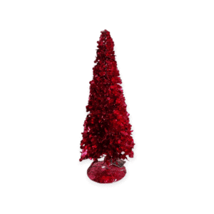 Daan Kromhout - Kerstboom - Decoratieve Kerstboom - Fuchsia - Met Pailletten - 11x30cm