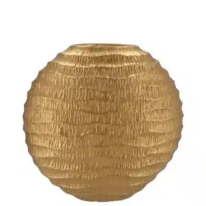 Daan Kromhout - Vaas - Inga - Jada - Goud - Wave - 41x14x39cm - Keramiek