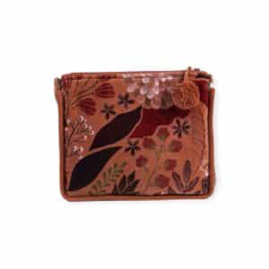Imbarro- Toilettas - Beautybag - Pouch - Maye - Caramel - Velvet - 24x27cm